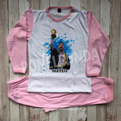 PIJAMA MANGA LARGA - Messi Copa en internet