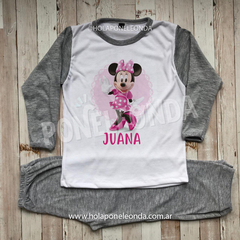 PIJAMA MANGA LARGA - Minnie A - comprar online