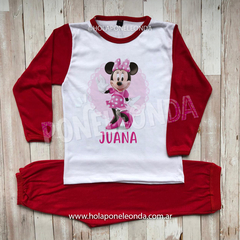 PIJAMA MANGA LARGA - Minnie A - Ponele Onda Diseños