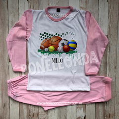 PIJAMA MANGA LARGA - Pelotas - comprar online