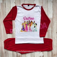 PIJAMA MANGA LARGA - Princesas Disney - Ponele Onda Diseños