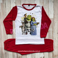 PIJAMA MANGA LARGA - Shrek