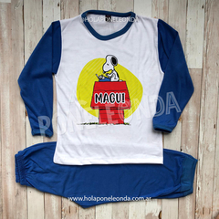 PIJAMA MANGA LARGA - Snoopy