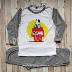 PIJAMA MANGA LARGA - Snoopy - comprar online