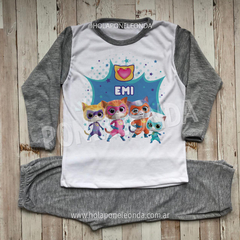PIJAMA MANGA LARGA - Super Kitties - comprar online