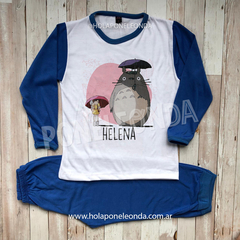 PIJAMA MANGA LARGA - Totoro - Ponele Onda Diseños