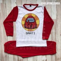 PIJAMA MANGA LARGA - Among us B