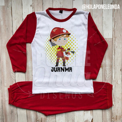 PIJAMA MANGA LARGA - Bombero