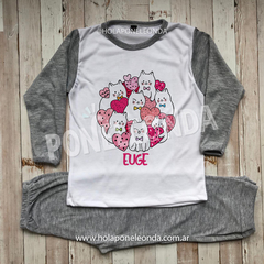 PIJAMA MANGA LARGA - Gatitos (A) en internet