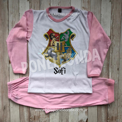 PIJAMA MANGA LARGA - Harry Potter (Hogwarts) en internet