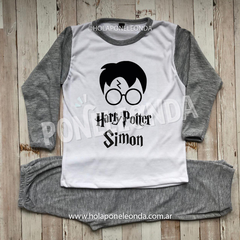 PIJAMA MANGA LARGA - Harry Potter (Silueta) en internet