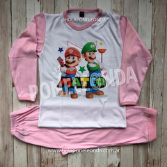 PIJAMA MANGA LARGA - Mario Bross en internet