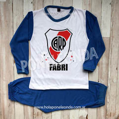 PIJAMA MANGA LARGA - River - comprar online