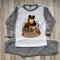 PIJAMA MANGA LARGA - Masha y el oso