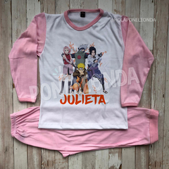 PIJAMA MANGA LARGA - Naruto (Personajes)