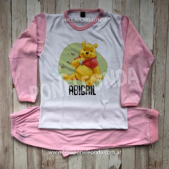 PIJAMA MANGA LARGA - Winnie Pooh - Ponele Onda Diseños