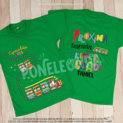 REMERA ALGODÓN EGRESADITOS - Próxima parada - Ponele Onda Diseños