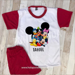 PIJAMA - Mickey y sus amigos - Ponele Onda Diseños