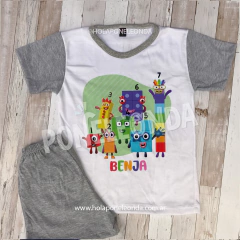 PIJAMA - Number Blocks - Ponele Onda Diseños