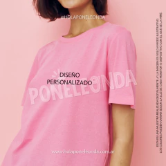 REMERA ALGODÓN UNISEX (ADULTO) - Diseño personalizado