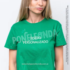 REMERA ALGODÓN UNISEX (ADULTO) - Diseño personalizado en internet