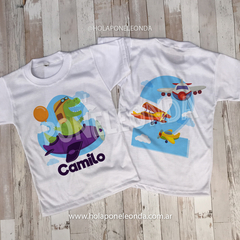 REMERA CUMPLEAÑOS - Aviones