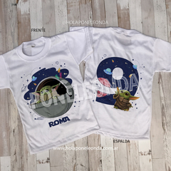 REMERA CUMPLEAÑOS - Baby Yoda