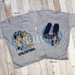 (REMERA CUMPLEAÑOS - Bluey (Azul) - comprar online