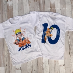 REMERA CUMPLEAÑOS - Naruto