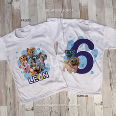 REMERA CUMPLEAÑOS - Puppy dog pals