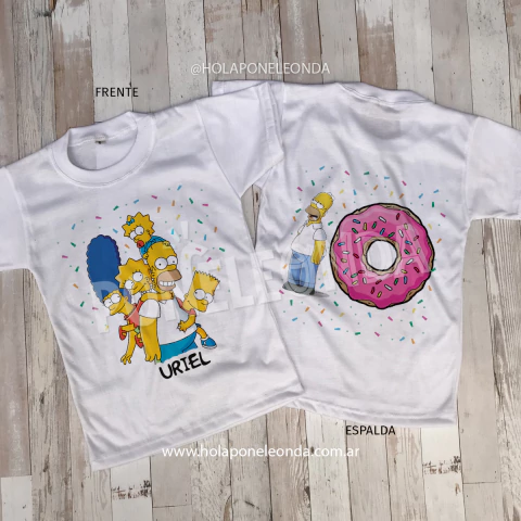 REMERA CUMPLEAÑOS - Simpsons - comprar online