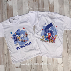 REMERA CUMPLEAÑOS - Sonic