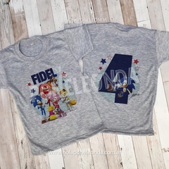 REMERA CUMPLEAÑOS - Sonic (2) - comprar online
