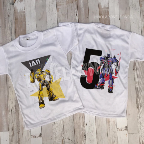 REMERA CUMPLEAÑOS - Transformers