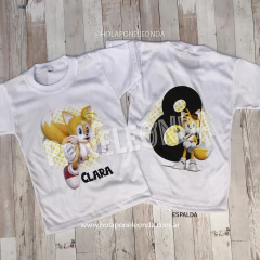 REMERA CUMPLEAÑOS - Tails (Sonic) - comprar online