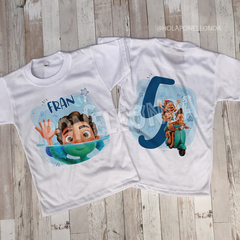 REMERA CUMPLEAÑOS - Luca (Monstruo marino)