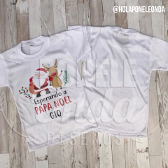 REMERA NAVIDAD - Esperando a papa noel B