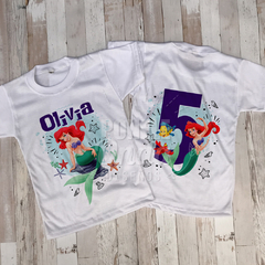 REMERA CUMPLEAÑOS - Sirenita