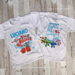 REMERA CUMPLEAÑOS - Superwings