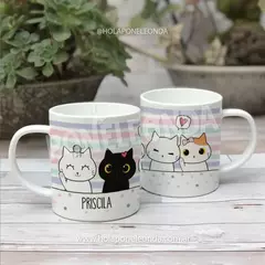 TAZA PLÁSTICA - Gatitos - comprar online