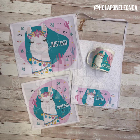 SET DE JARDIN - Llamas