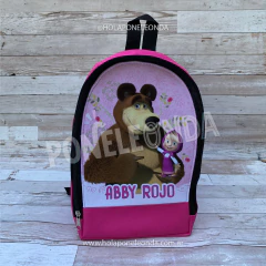 SET DE JARDIN - Masha y el Oso - (Rosa) - Ponele Onda Diseños