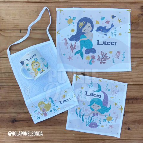 SET DE JARDIN - Sirenitas