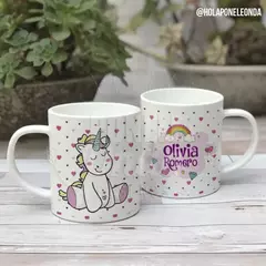 TAZA PLÁSTICA - Unicornio B - comprar online