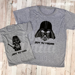 COMBO REMERAS Star wars Soy tu padre + Soy tu hijo/a