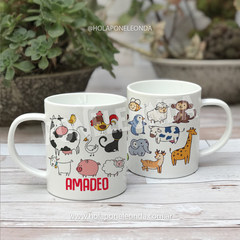 TAZA PLÁSTICA - Animalitos