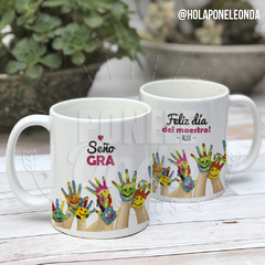 TAZA CERÁMICA - Manitos