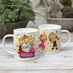 TAZA PLÁSTICA - Pequeños heroes
