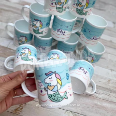 SOUVENIR - Tazas plasticas - Unicornio sirena en internet