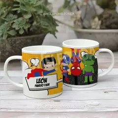 TAZA PLÁSTICA - Superheroes - comprar online